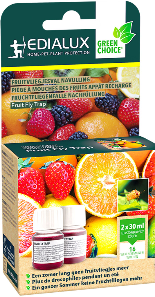 Fruitvliegjesval lokstof navulling 60ml