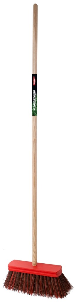 Straatbezem met essen steel