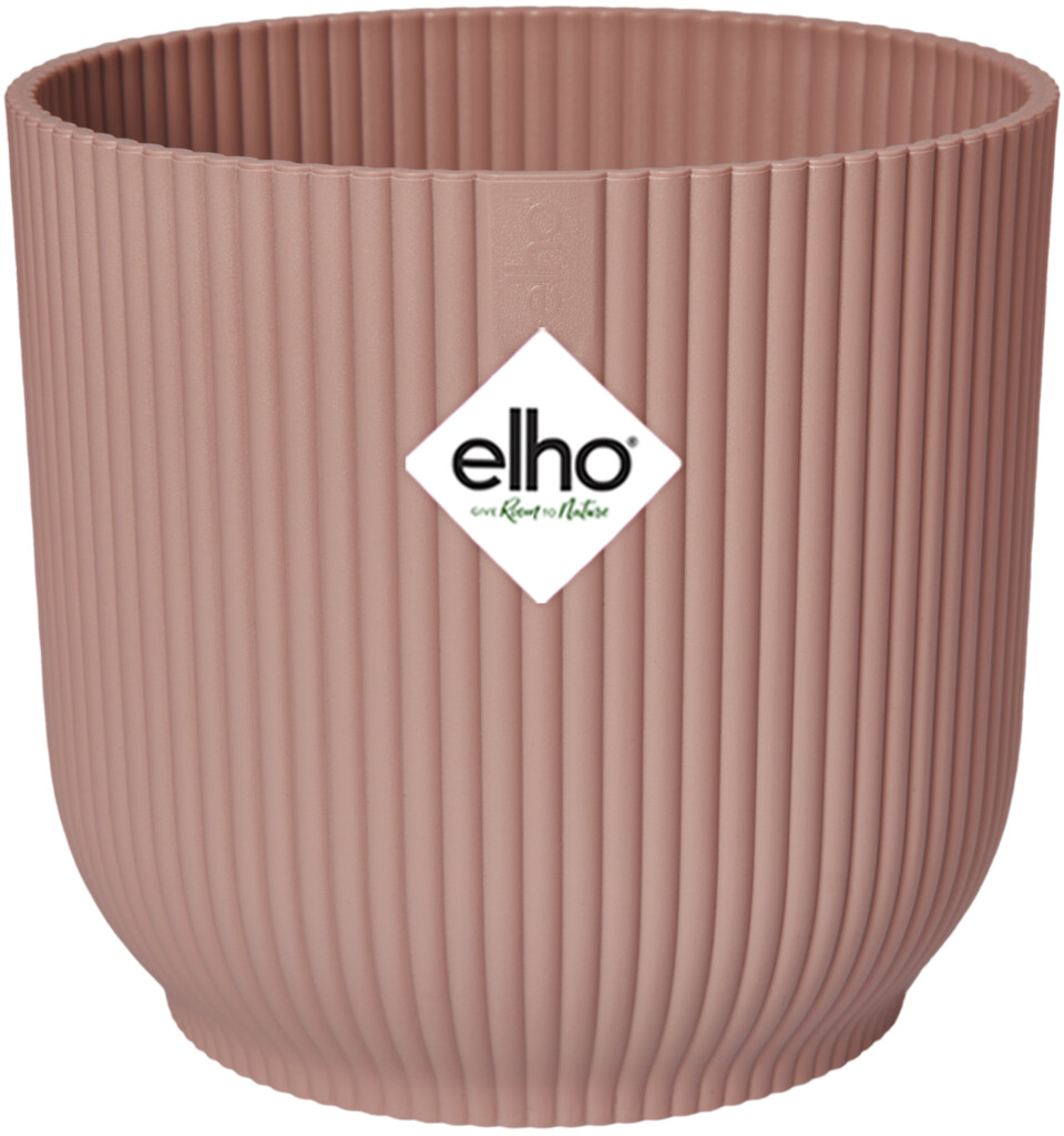 Pot de fleurs Vibes Fold Rond 16cm rose délicat