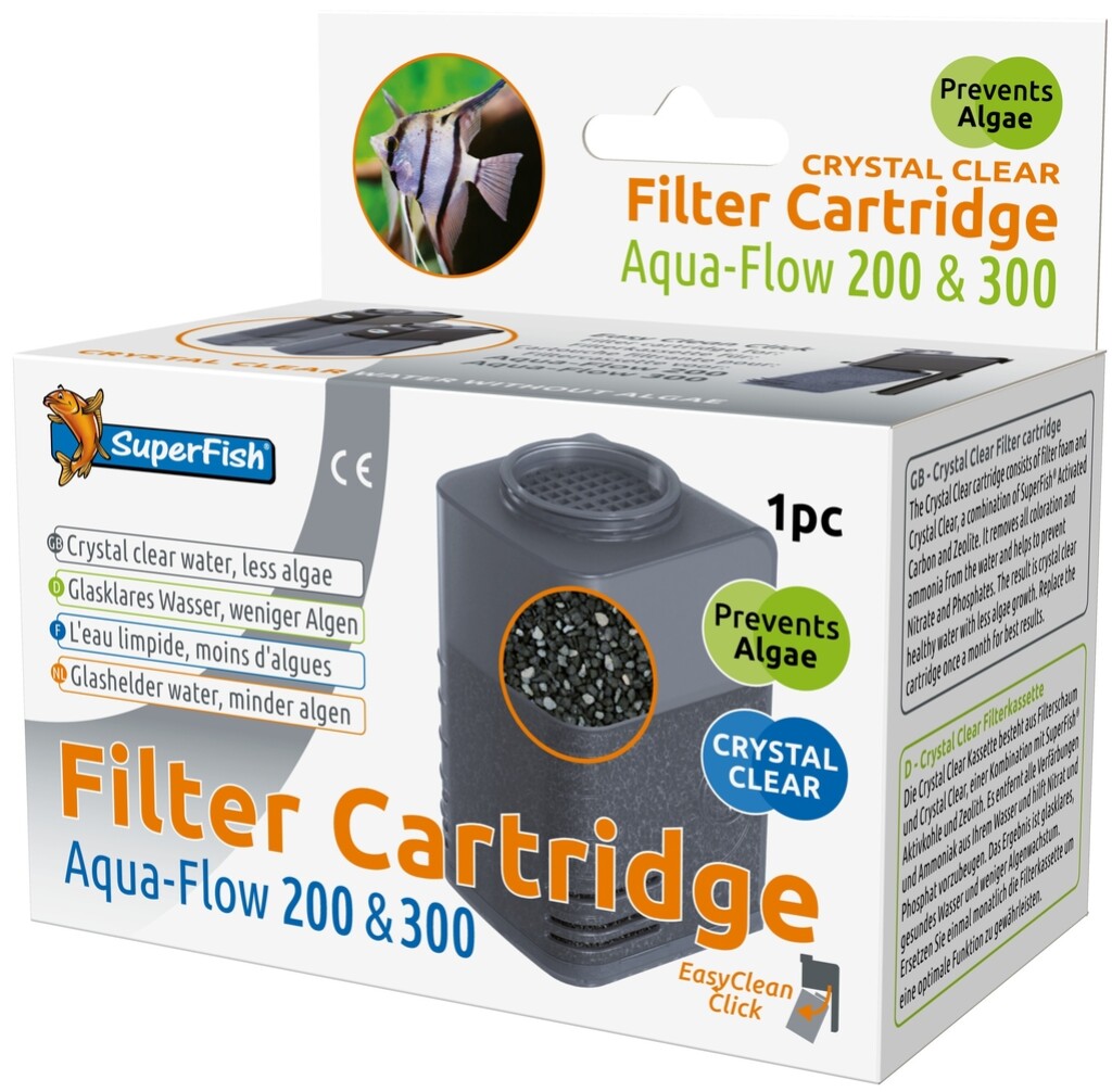 Aqua Flow Cartridge Crystal Clear 1 stuk Aqua Flow Cartridge Crystal Clear 1 stuk