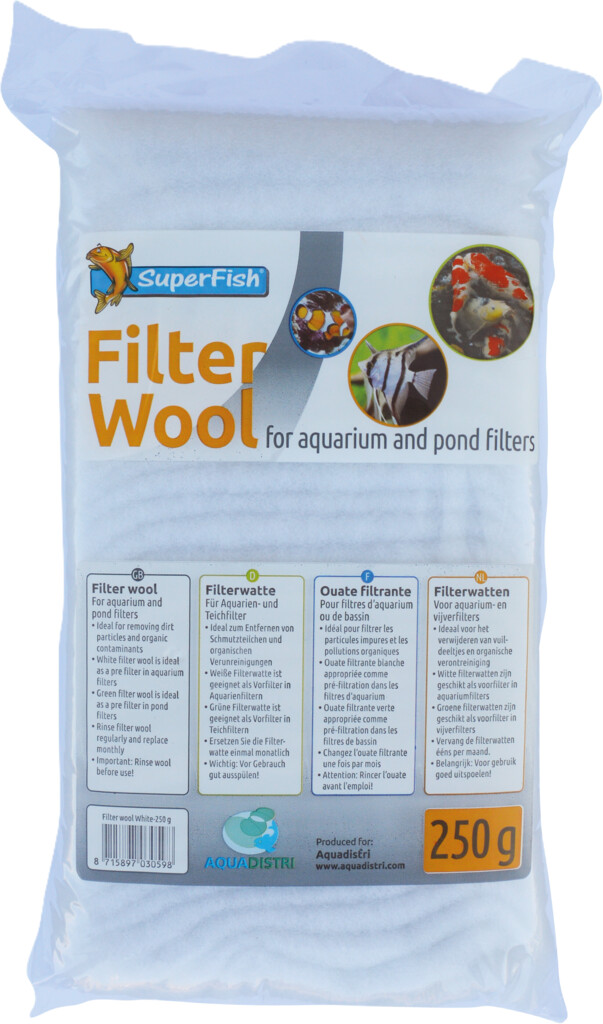Witte filterwatten 250 g