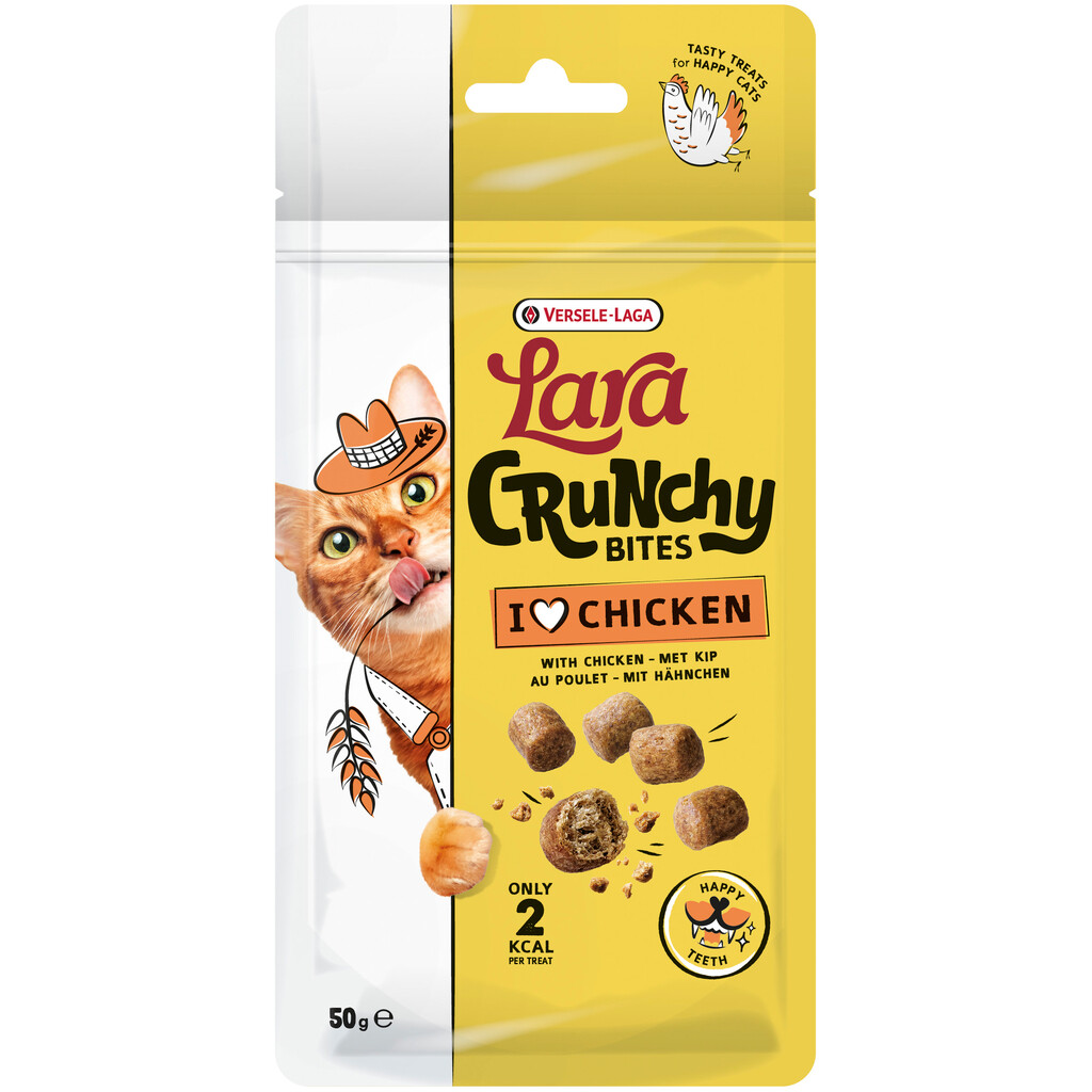 Crunchy Bites with Chicken Happy Teeth Treats 50g