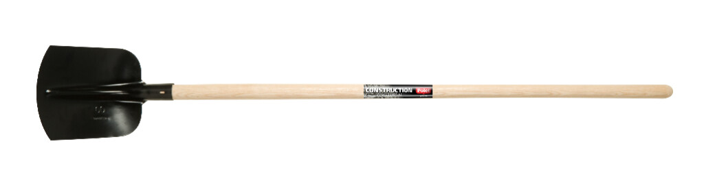 Professionele zandschop met essen steel