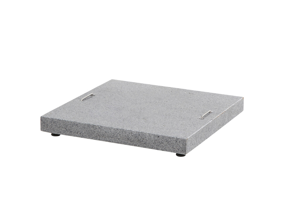 Granieten voet antraciet 125 kg