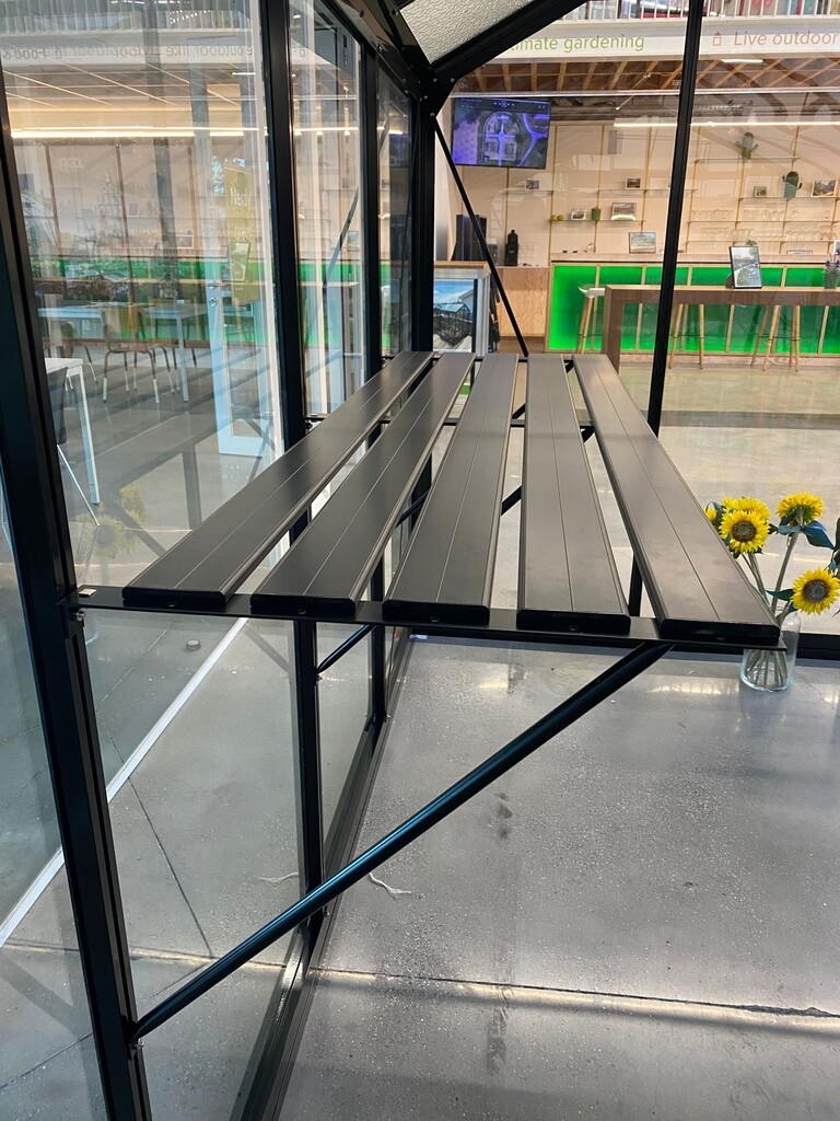 Tafel Aluminium Zwart RAL 9005 - 147,50 x 52,50