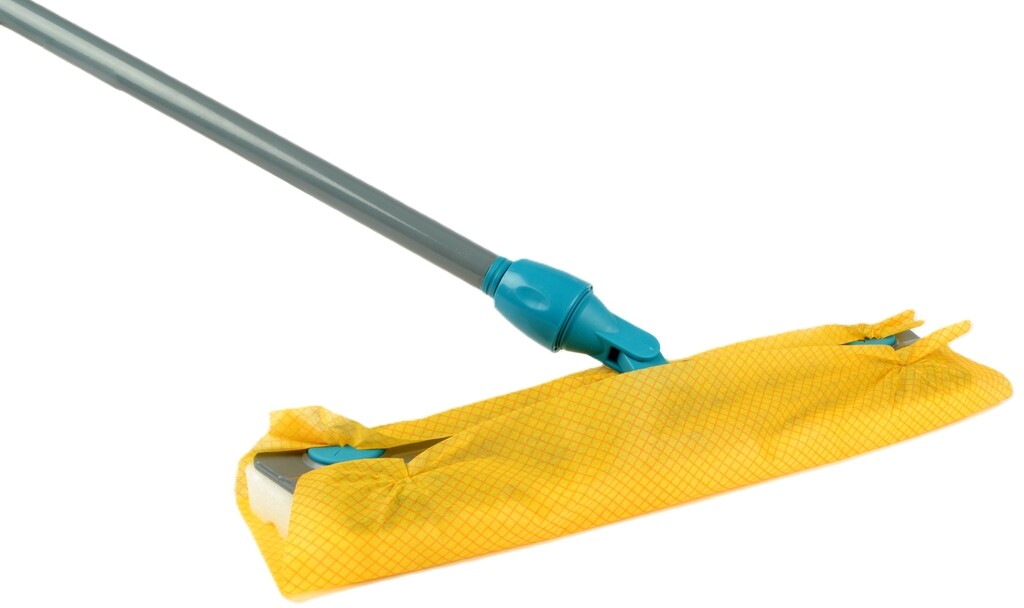 Linea classic stofmopper 40 cm sweepy + telescopische steel 130 cm + 10 doekjes