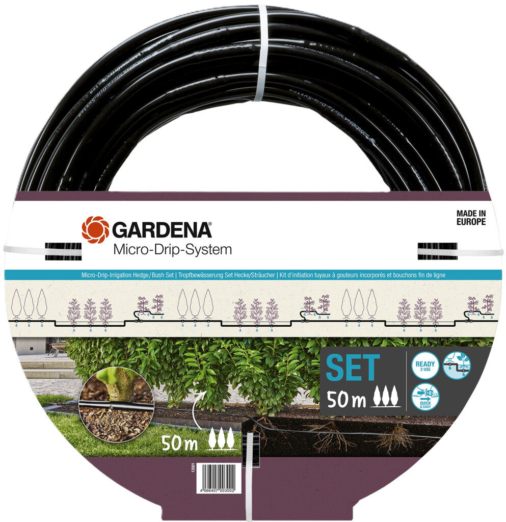 Micro-Drip-Bewatering heggen/struiken