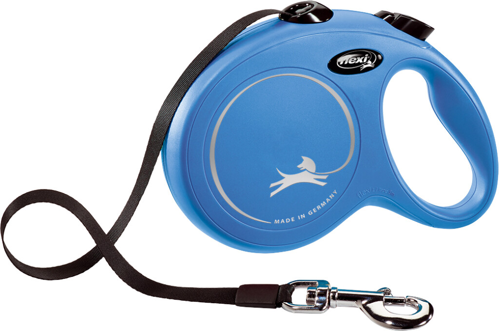 Classic Laisse Sangle Bleu L 5m