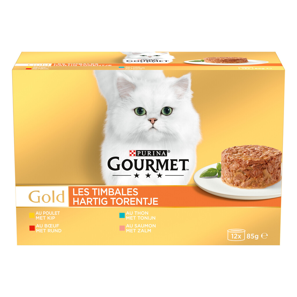 Gold Hartige torentjes 12x85g Gold Hartige torentjes 12x85g