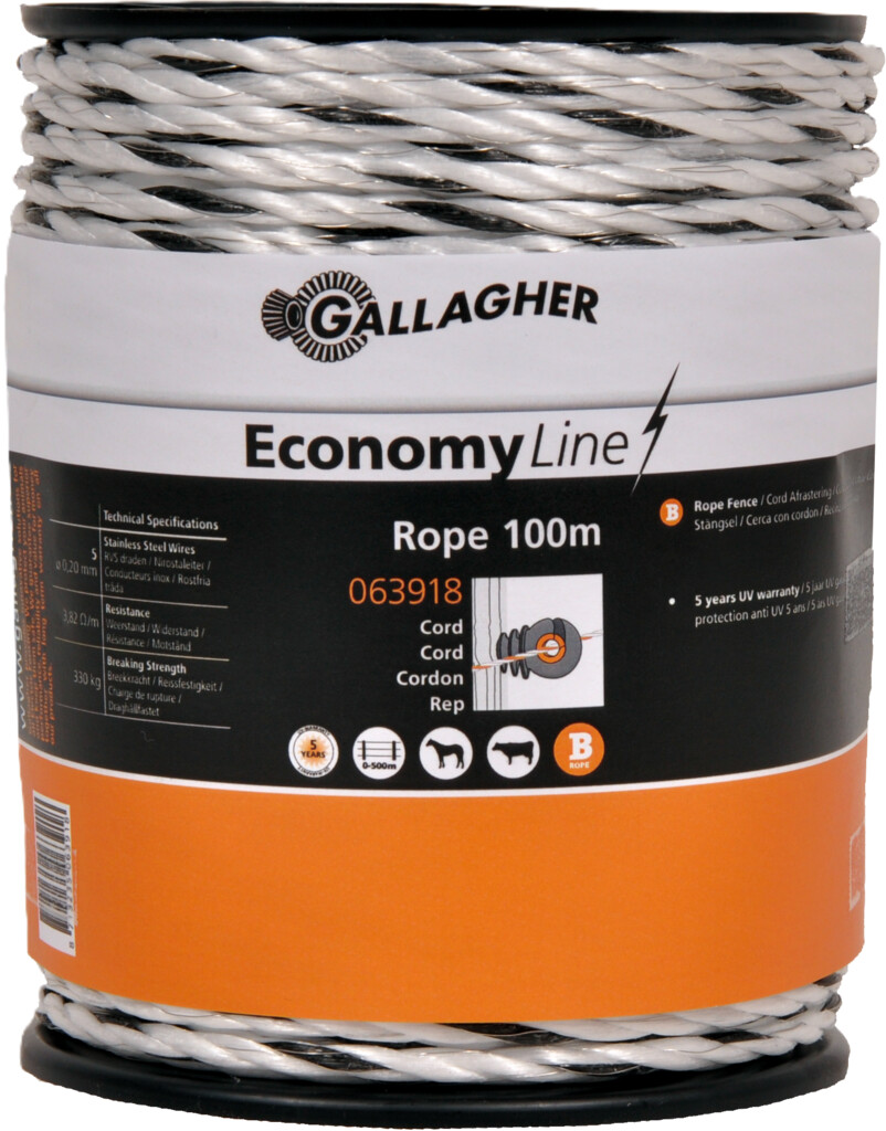 Cordon ECO blanc 100m