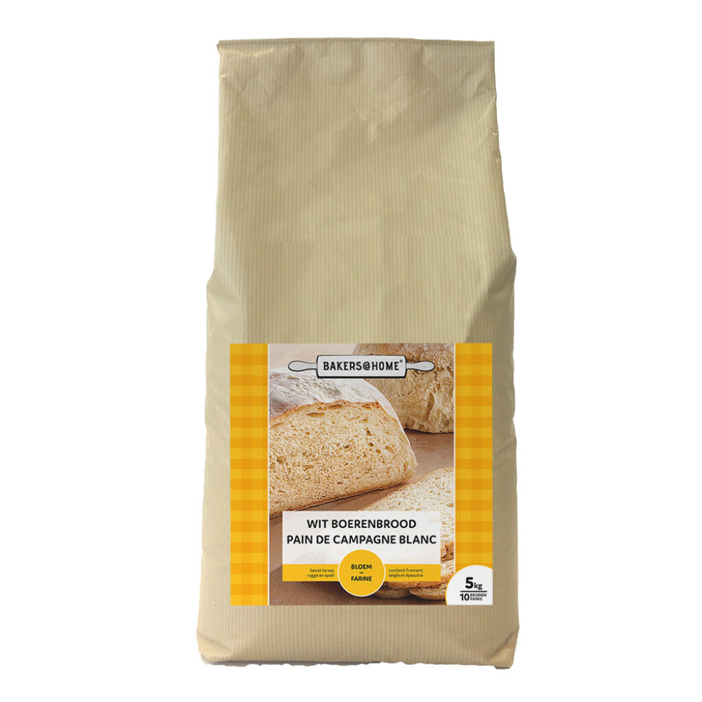 Bloem voor wit boerenbrood 5kg Bloem voor wit boerenbrood 5kg