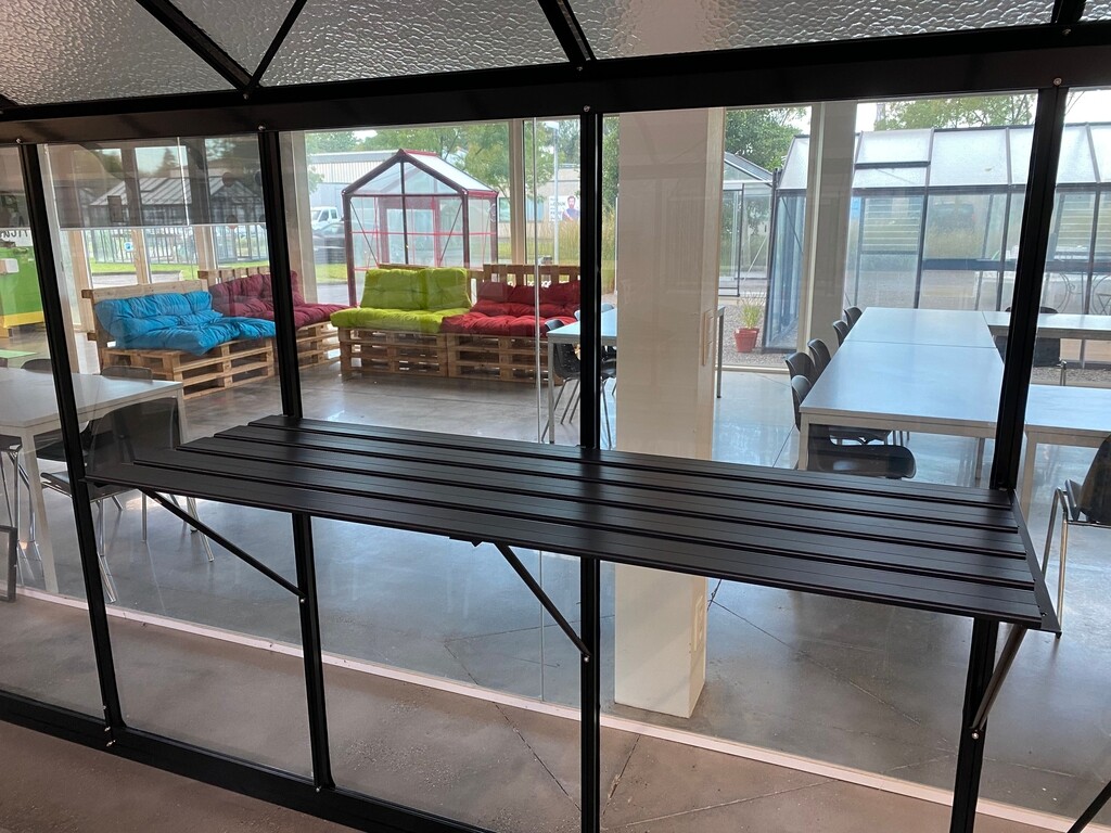 Tafel Aluminium Zwart RAL 9005 - 147,50 x 52,50