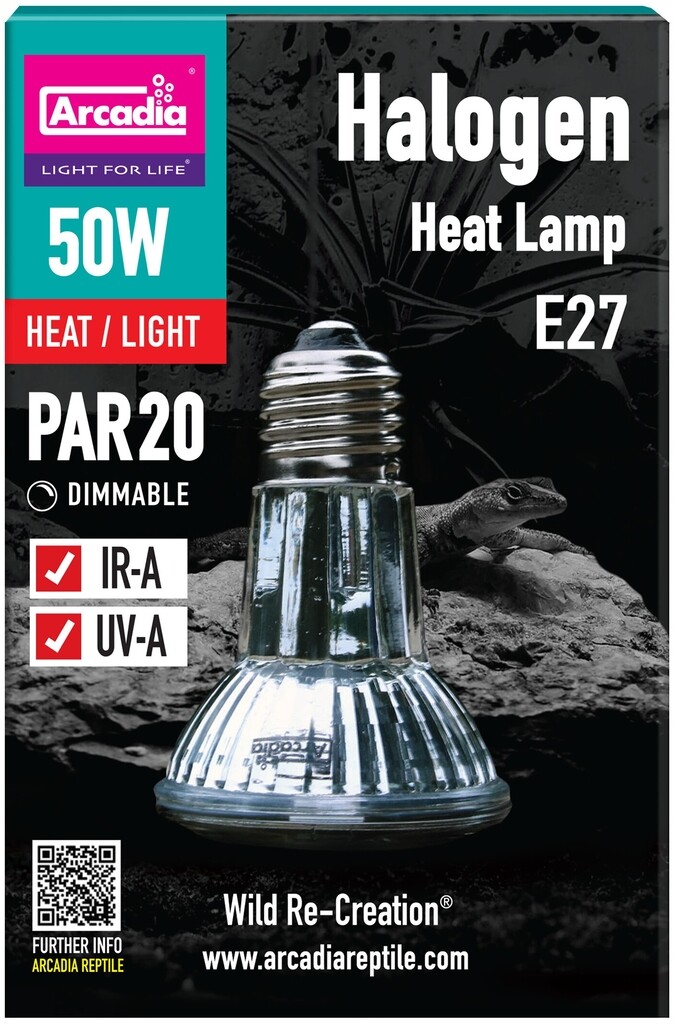 Halogen Basking Spot (E27) 50w Halogen Basking Spot (E27) 50w