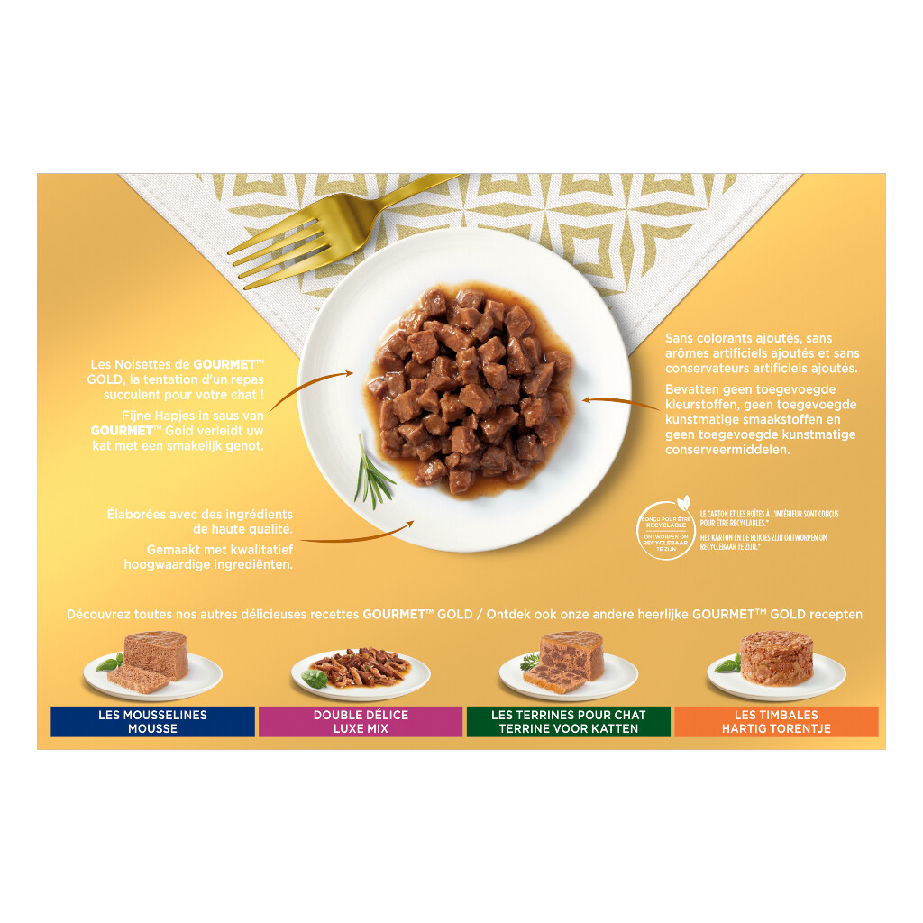 Gold Les Noisettes 12x85g