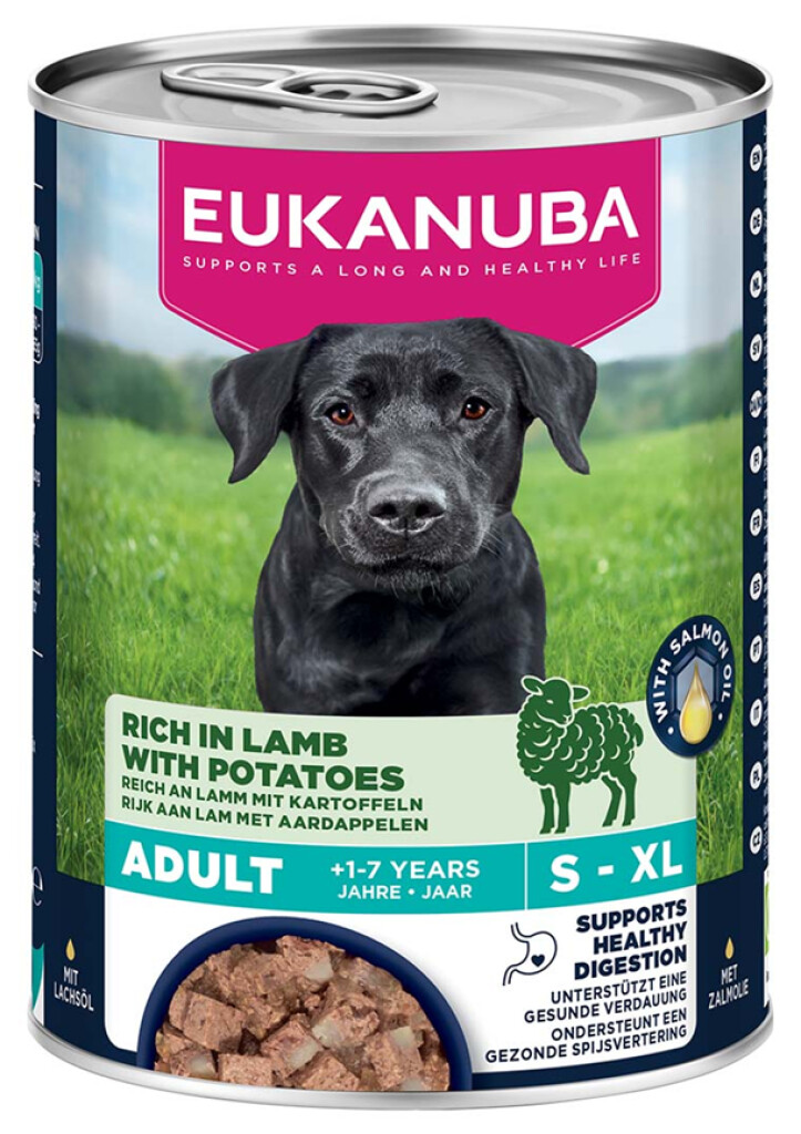 Dog wet food adult lamb 400g
