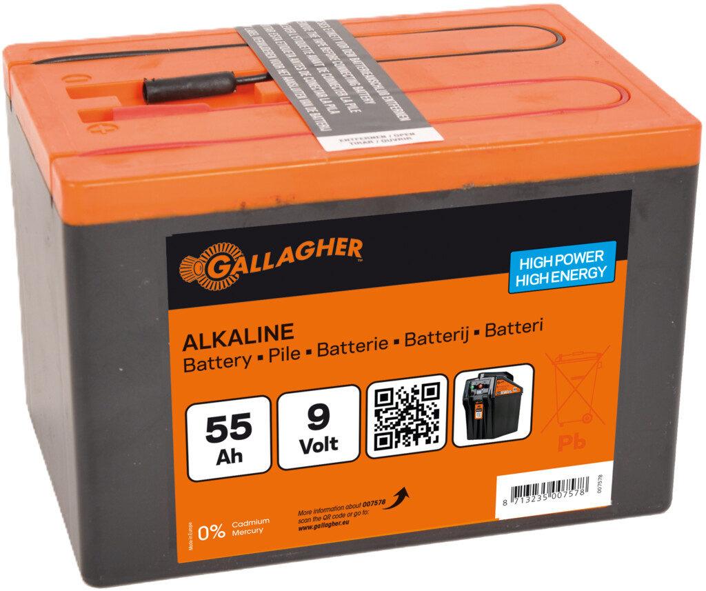 Powerpack batterij 9v/55ah (160x110x115mm)