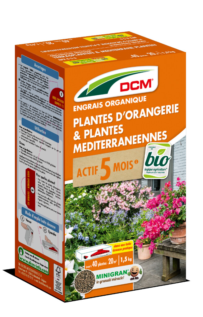 Engrais Plantes d’Orangerie & Plantes Mediterranéennes 1,5kg Engrais Plantes d’Orangerie & Plantes Mediterranéennes 1,5kg