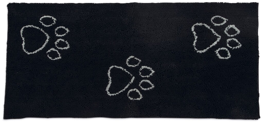 Tapis Séchage Dirty Dog Coureur Noir