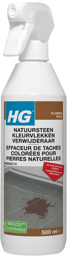Effaceur taches colorées pour pierres naturelles (produit 41) 500ml  Effaceur taches colorées pour pierres naturelles (produit 41) 500ml