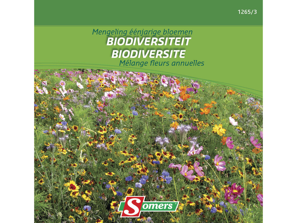 Mengeling éénjarige bloemen Biodiversiteit Mengeling éénjarige bloemen Biodiversiteit