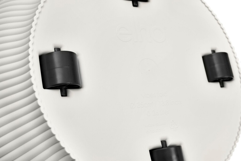 Vibes Fold Rond Wielen 35cm zijdewit