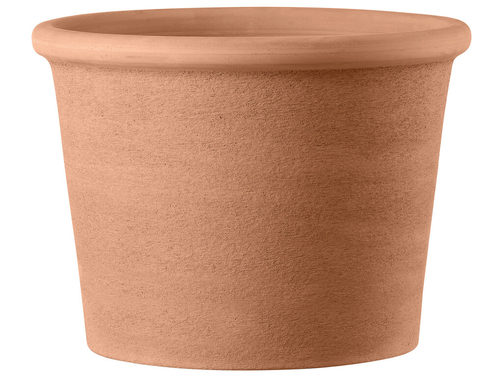 Bloempot Cilindro Bordato Primitivo wit 28cm