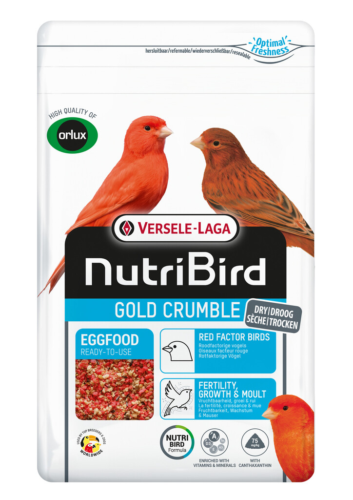 Pâtée aux oeufs sèche rouge 1kg