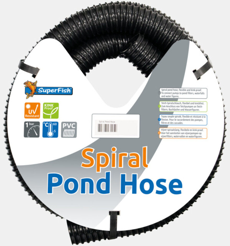 Zwarte spiraalslang 50 mm 30m /per lopende meter