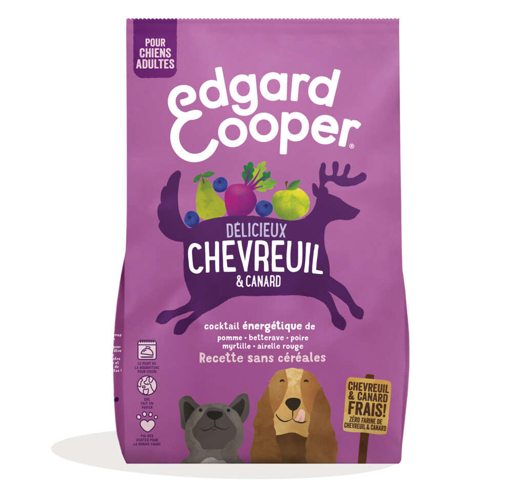 Chevreuil frais & canard frais 12kg - adulte - large