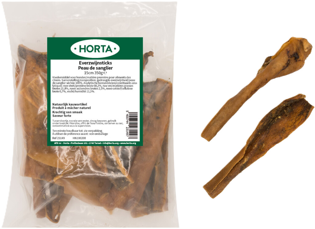 Everzwijnsticks 15 cm 350 g