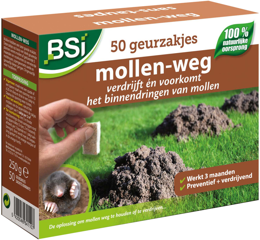 Mollen-weg 50 wateroplosbare zakjes