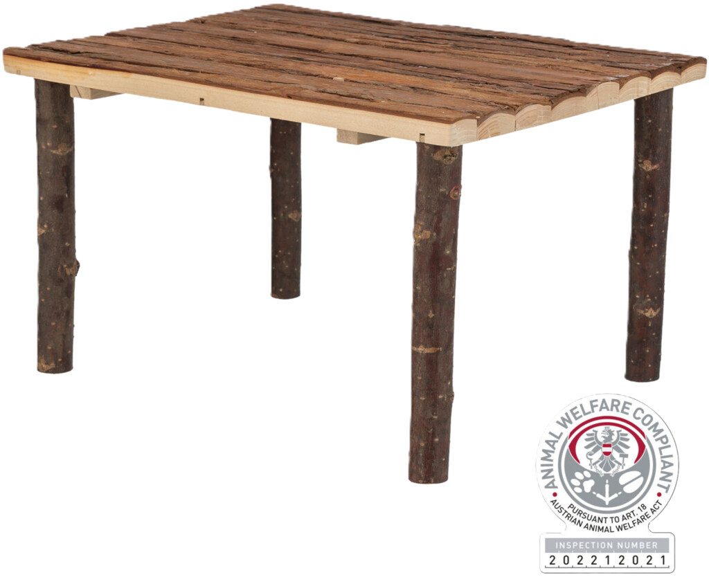 Abri/Lieu Repos en Bois d'Écorce pour Lapins