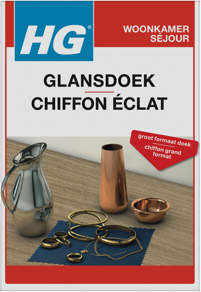 Zilver glansdoek 1 stuk