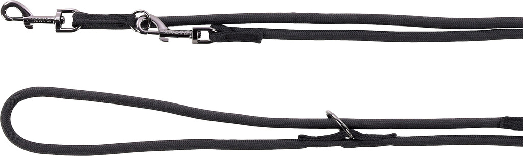 Trainingslijn Aiden Zwart 200cm 10mm Trainingslijn Aiden Zwart 200cm 10mm