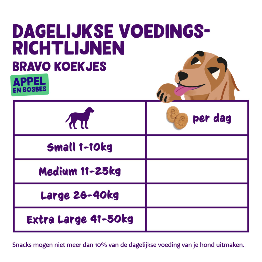 Biscuits - appel en bosbes 400g