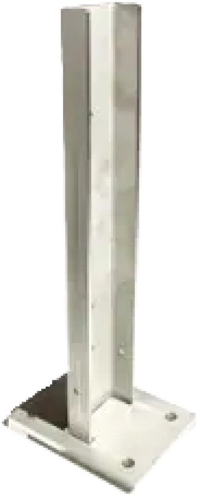 Inox paalvoet