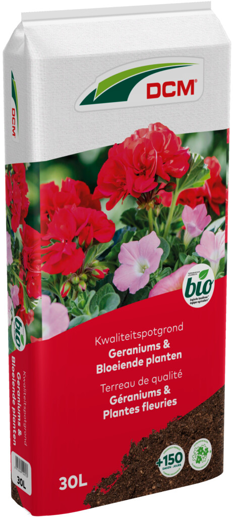 Potgrond geraniums & bloeiende planten 30L