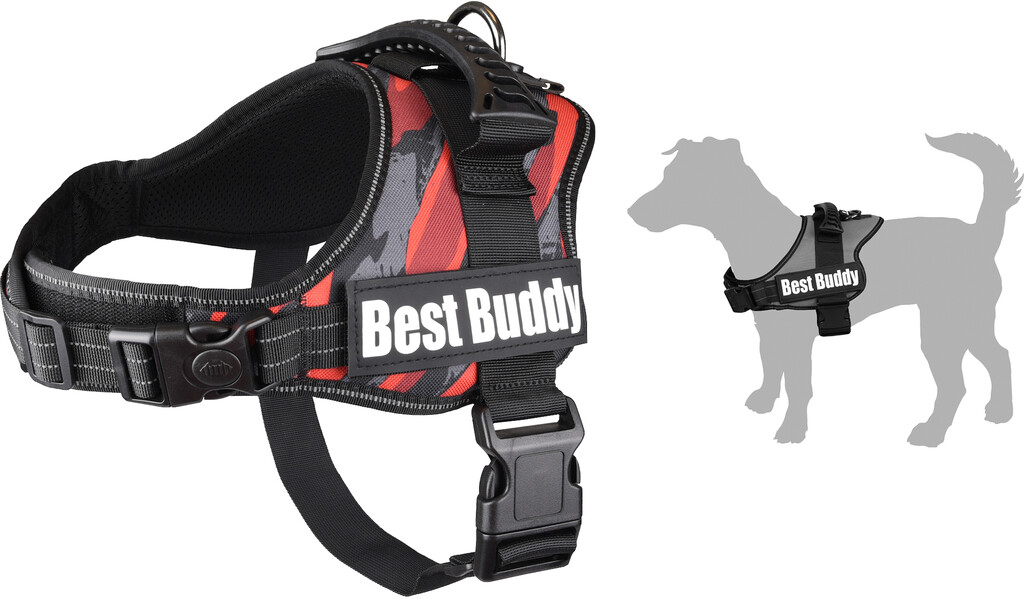 Harnais Best Buddy Pluto Rouge XXL Harnais Best Buddy Pluto Rouge XXL