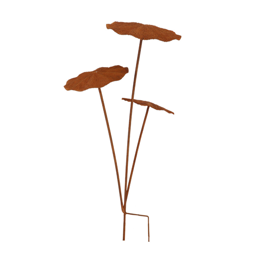 Roest tuinsteker 3D paddenstoelen L