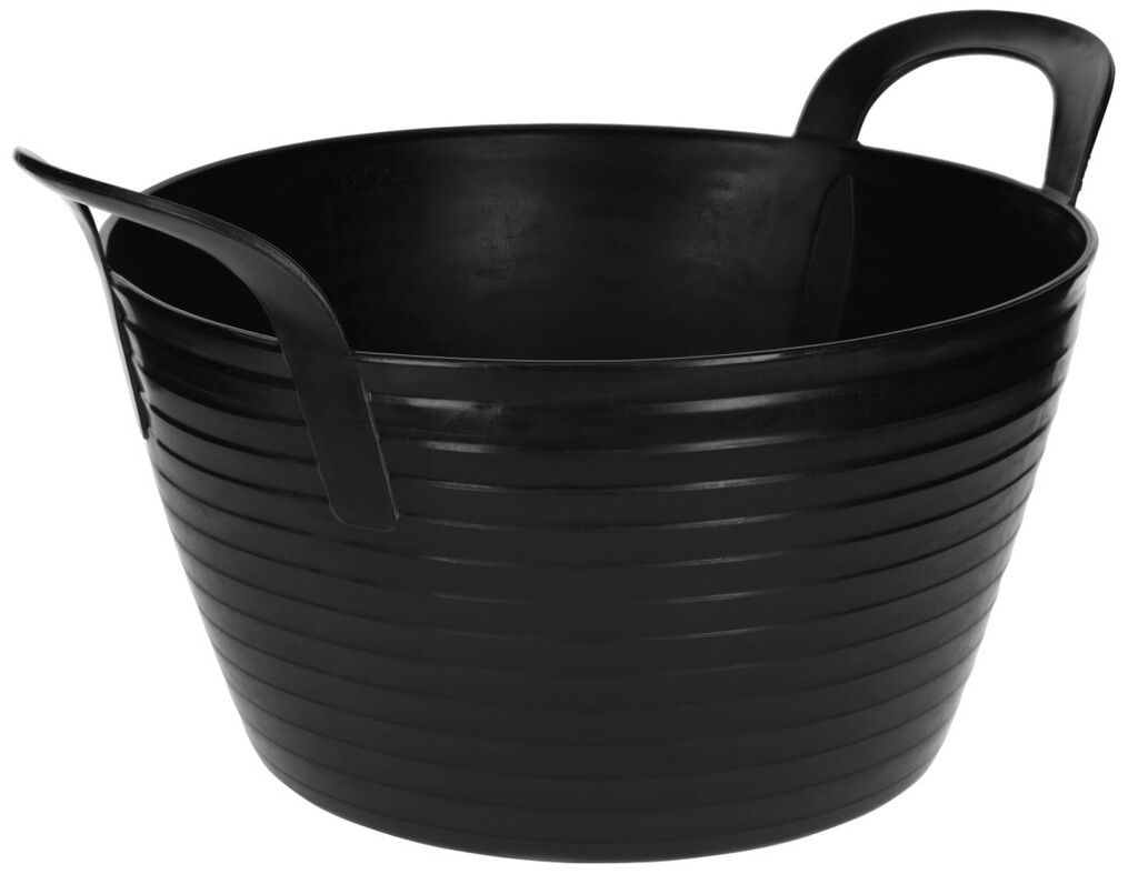 Flexibele trog FlexBag, 12L zwart Flexibele trog FlexBag, 12L zwart