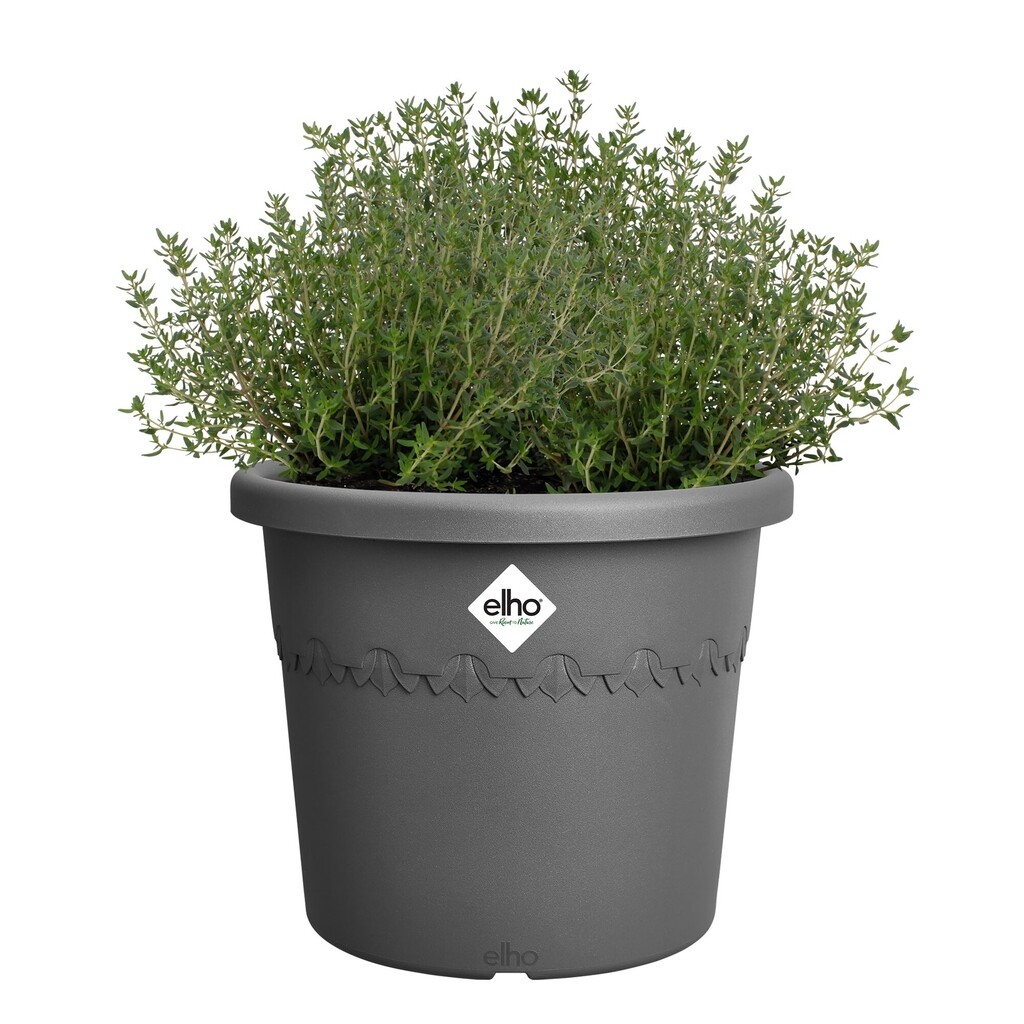 Bloempot Algarve Cilindro 25cm antraciet