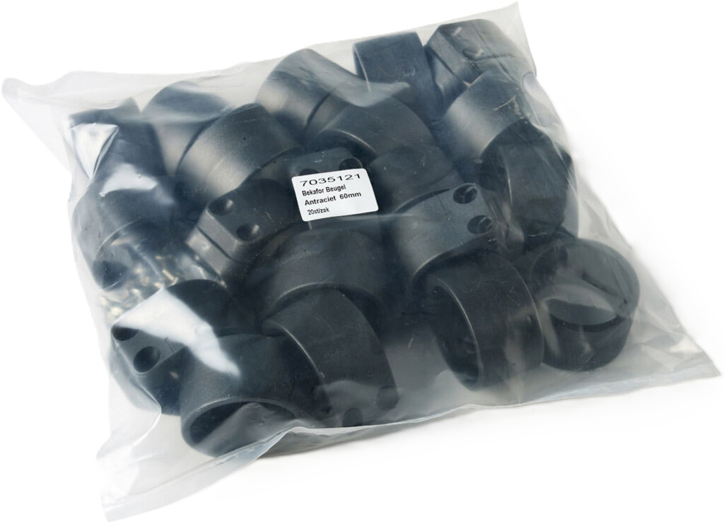 Bekafor/Zenturo beugels in zakken 48mm antraciet
