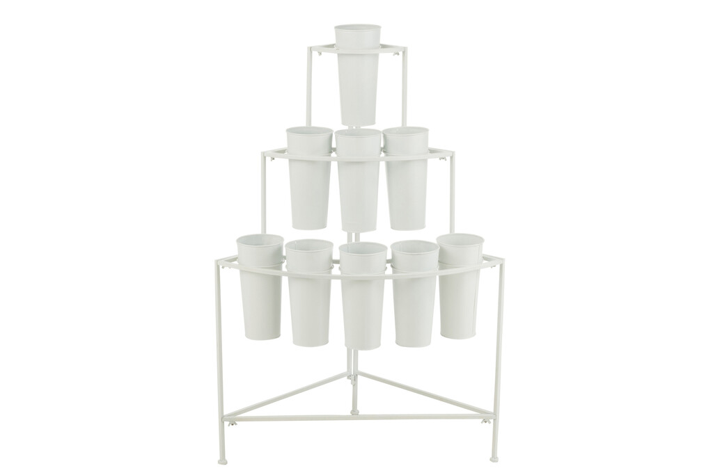 Présentoir à fleurs support blanc small Présentoir à fleurs support blanc small