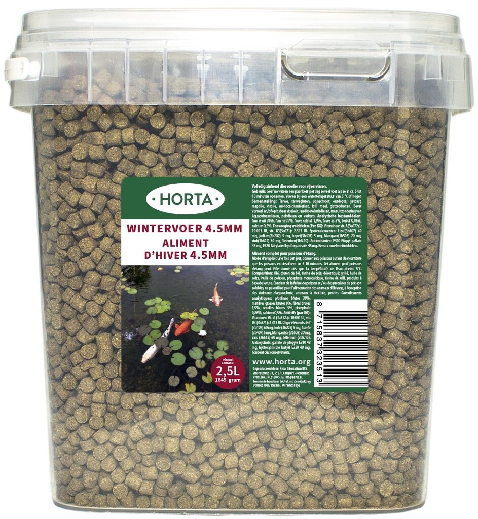 Wintervoer 2,5 liter 4,5 mm/1645g Wintervoer 2,5 liter 4,5 mm/1645g
