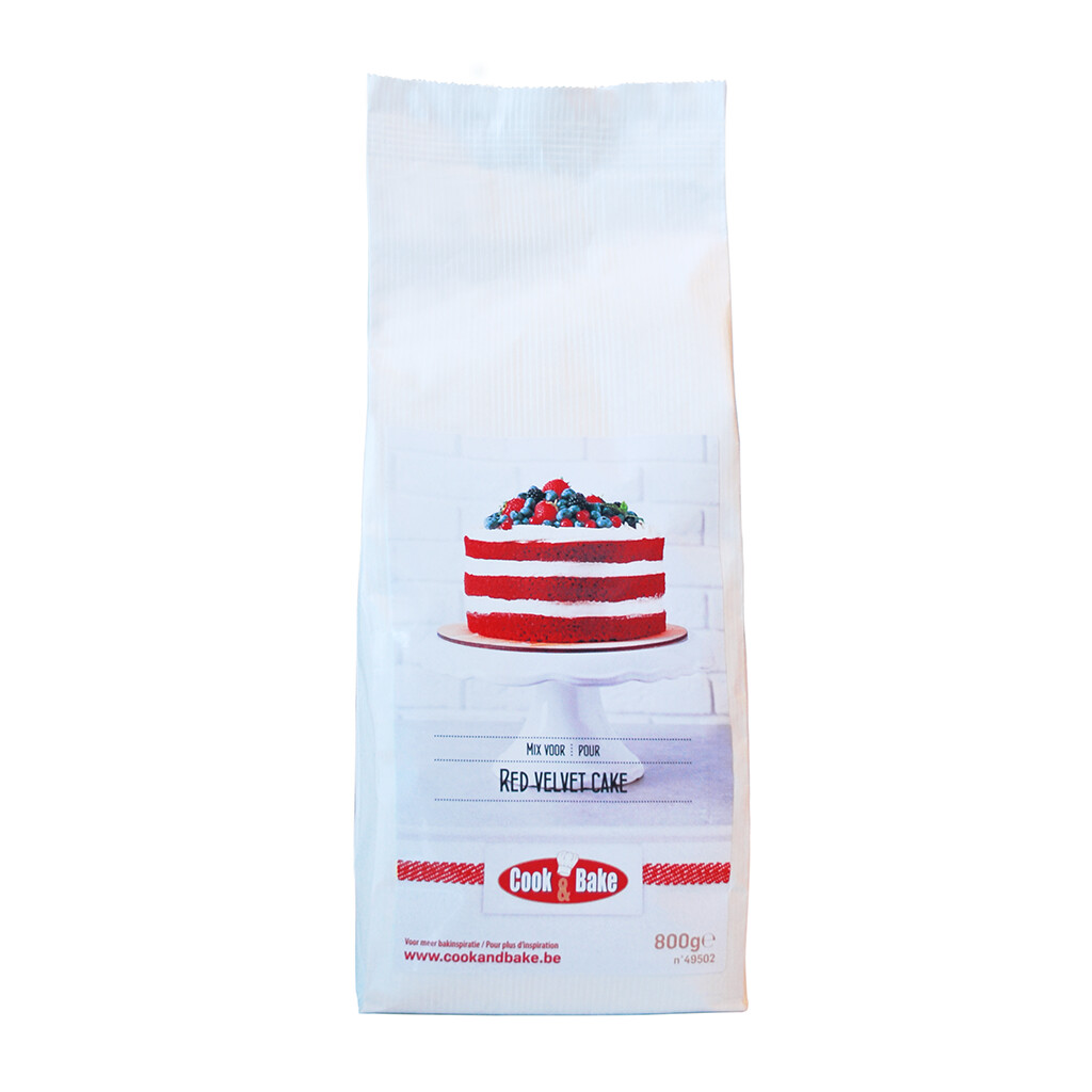 Mix voor Red Velvet cake 800g