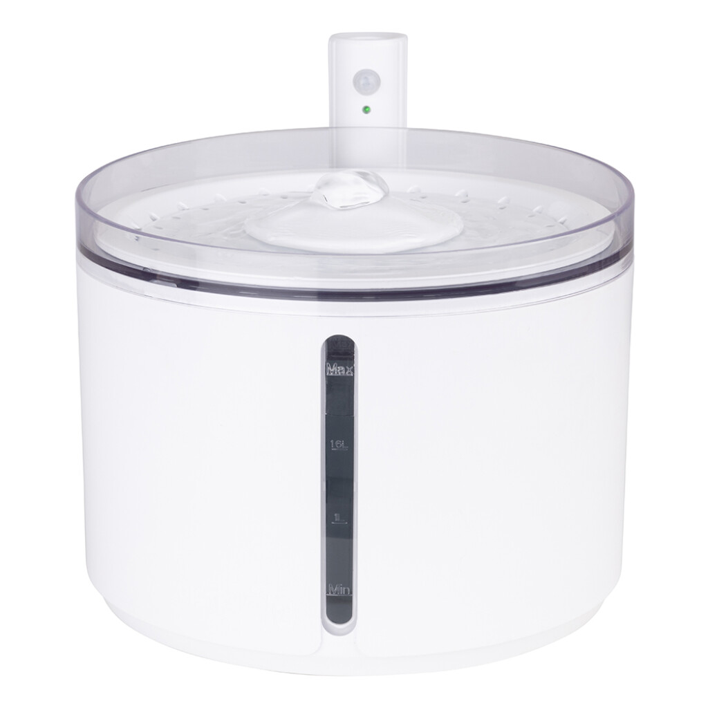 FLOW - Draadloze drinkfontein - Wit - Superstil - Met bewegingssensor - 2,2 liter inhoud