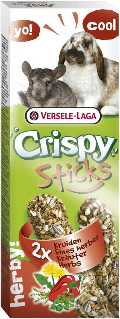 Sticks Lapins-Chinchillas Fines Herbes - 2 pièces 110g Sticks Lapins-Chinchillas Fines Herbes - 2 pièces 110g