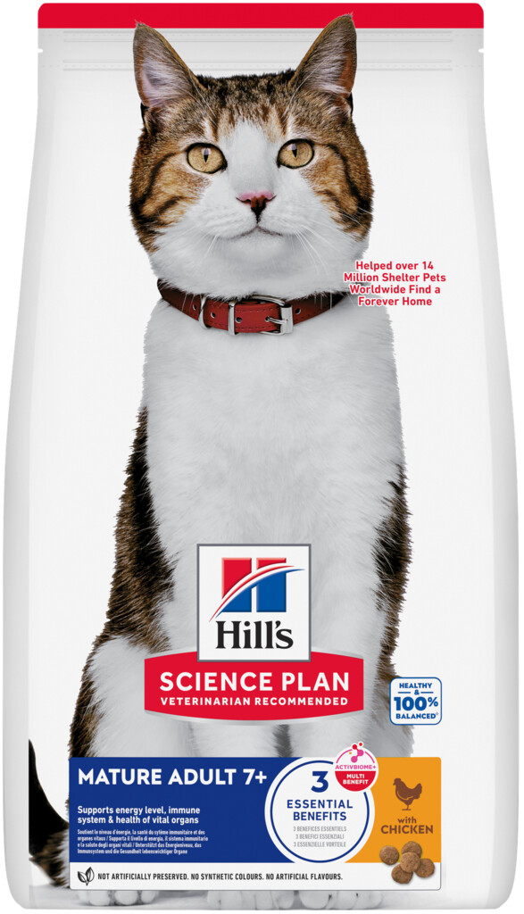 SP Mature Adult croquettes pour chat âgé au poulet 300 g