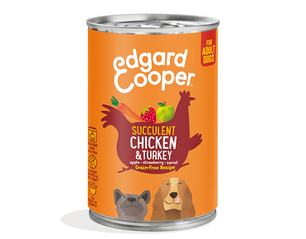 Poulet & dinde 400g - adulte - canette