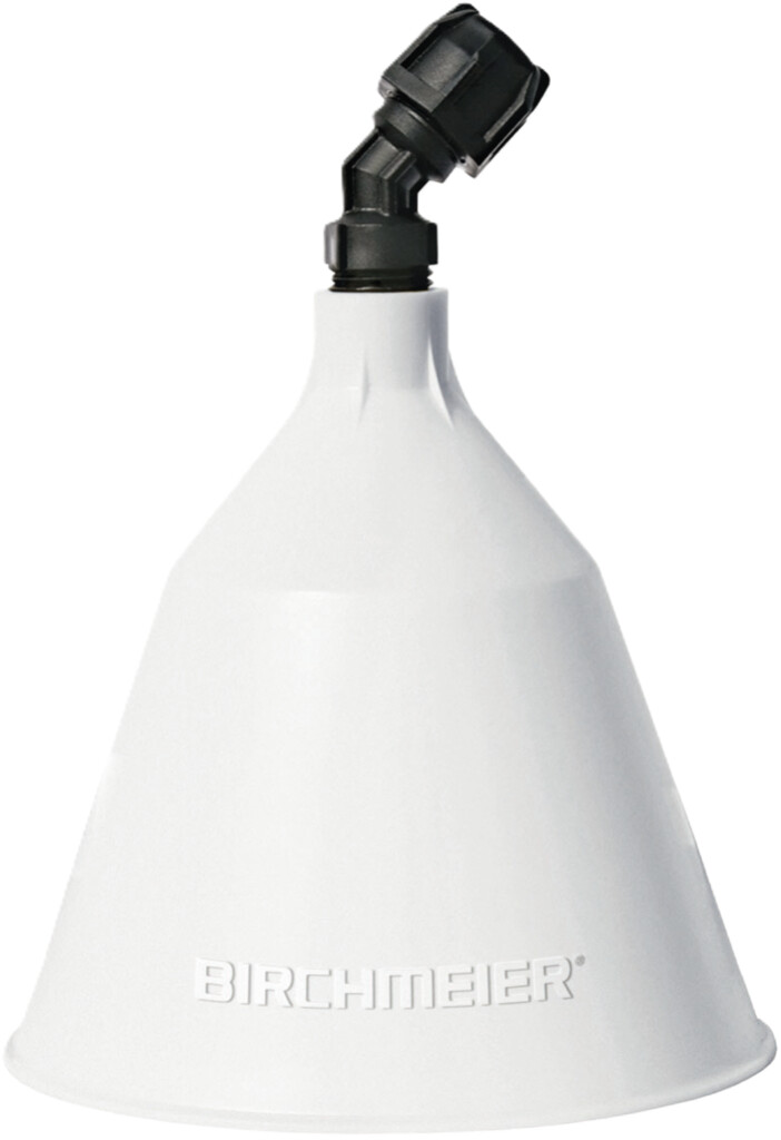 Spuitkap rond, ø12.5 cm, klemaansluiting